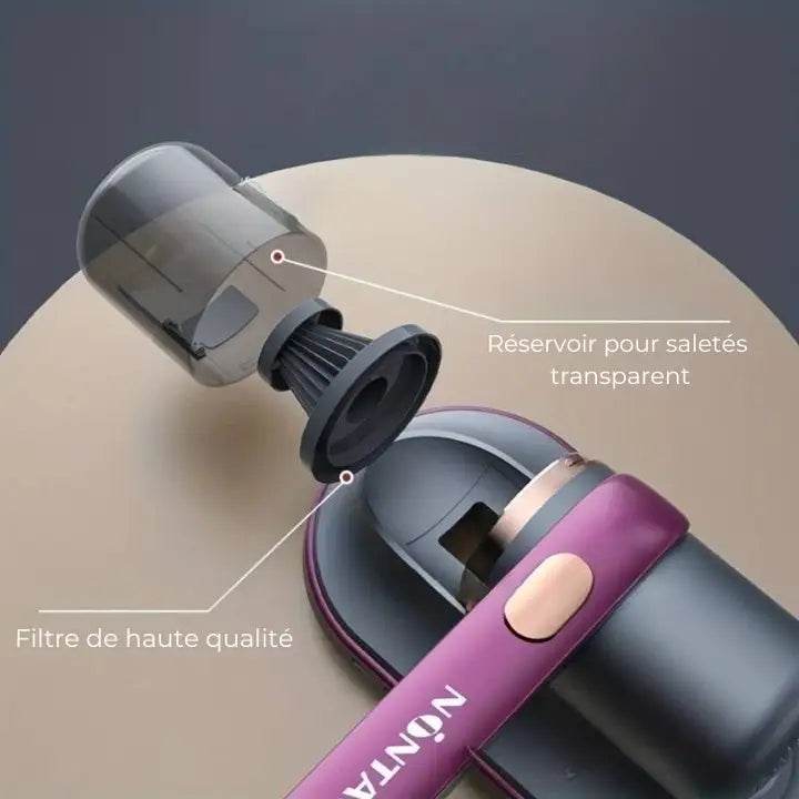 Skanto | Trådløs Håndstøvsuger - Anti-Støvmidd - UV og Vibrasjon