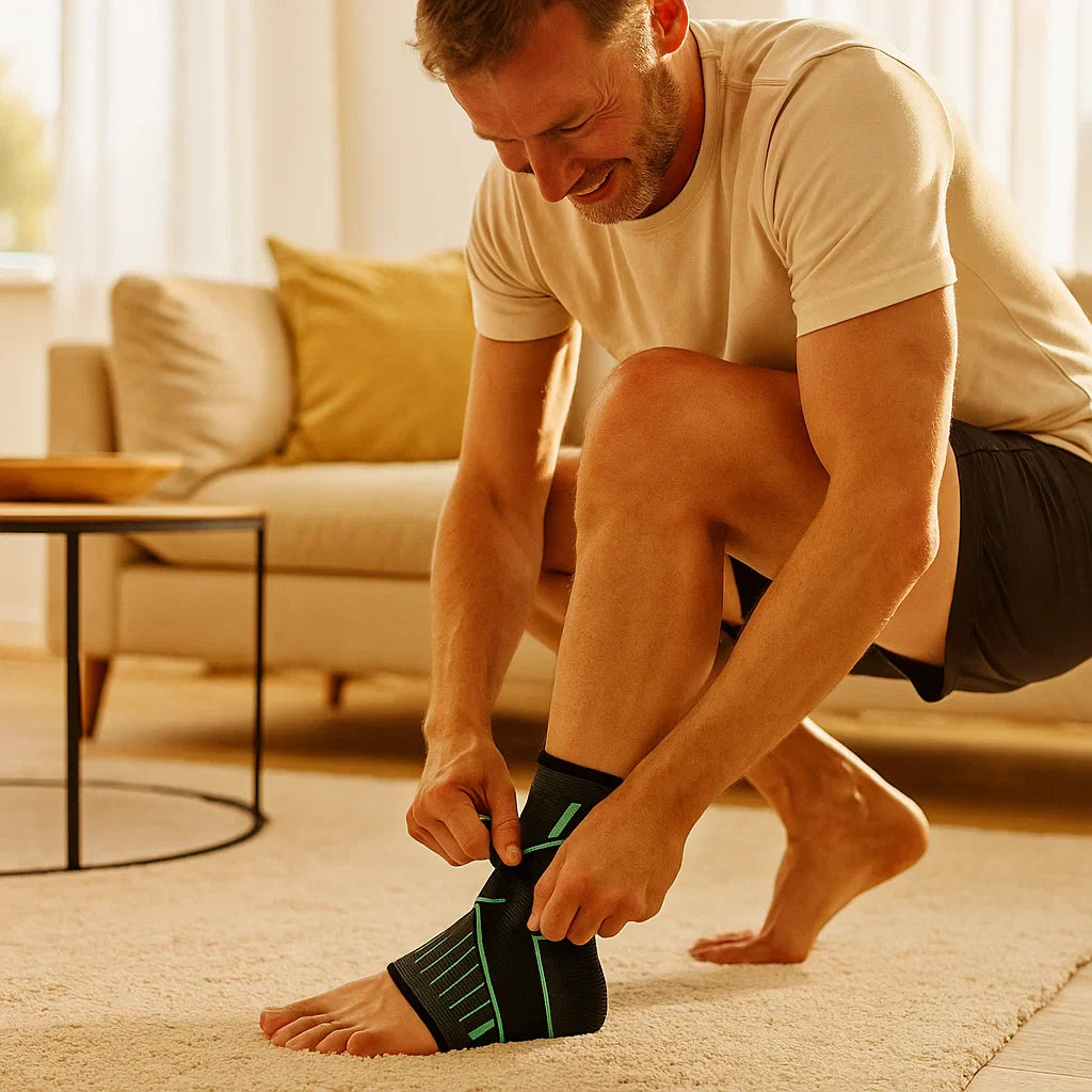 Skanto | Kompresjons Ankelsupport | For målrettet støtte og smertelindring