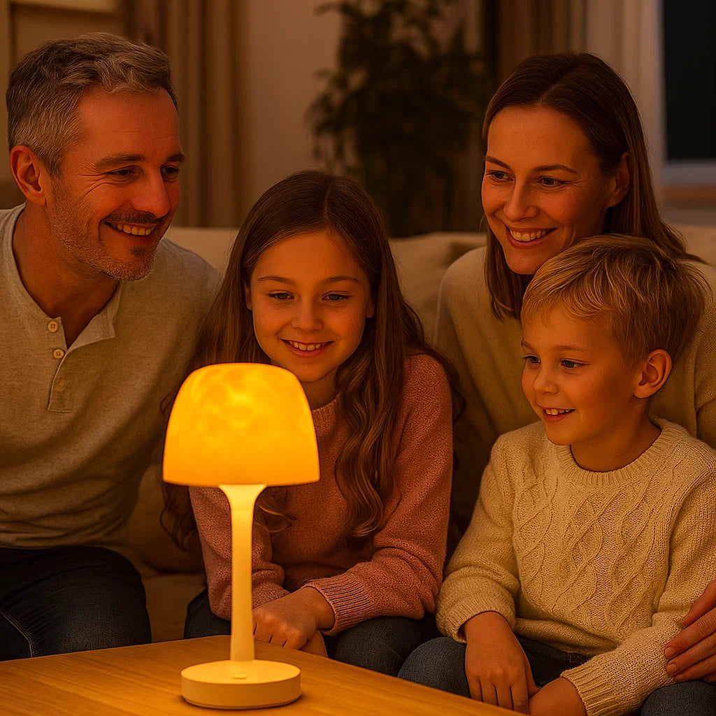 Skanto | LumiAura magisk lampe | Beroligende atmosfære for ethvert rom