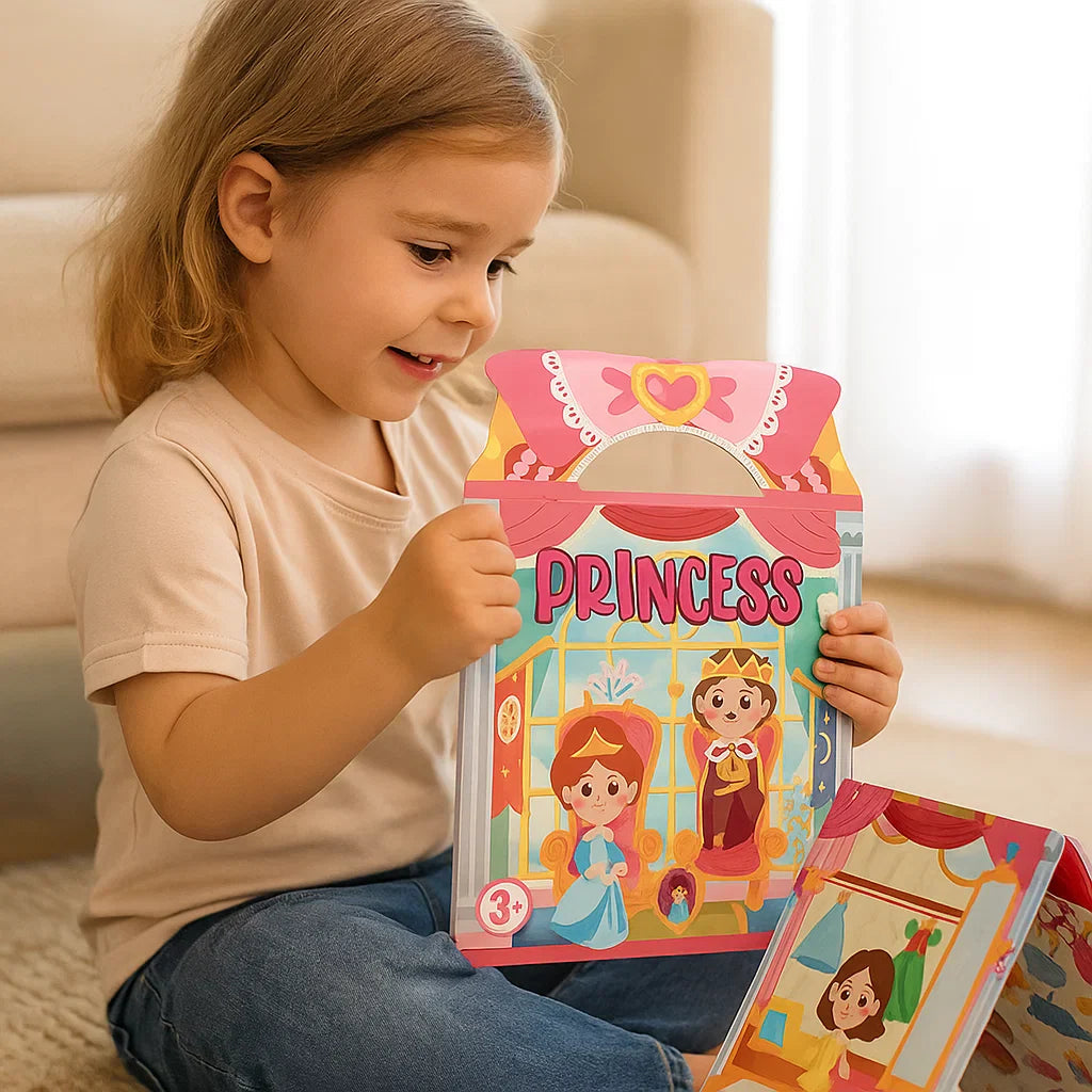 Norvo | Gjenbrukbare Montessori klistrebøker med ulike temaverdener