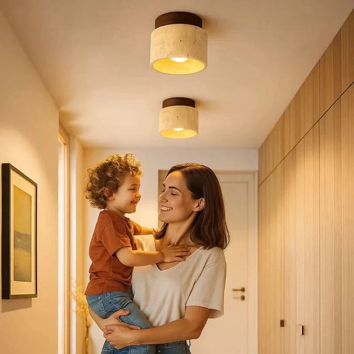 Skanto | Minimalistisk LED-lampe laget av tre for en rolig atmosfære