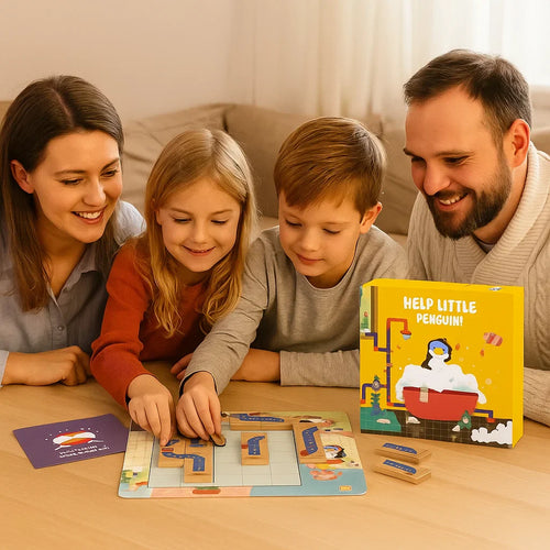 Skanto | Penguin Dusj Labyrint Puslespillspill - Fremme Logisk Tenking!