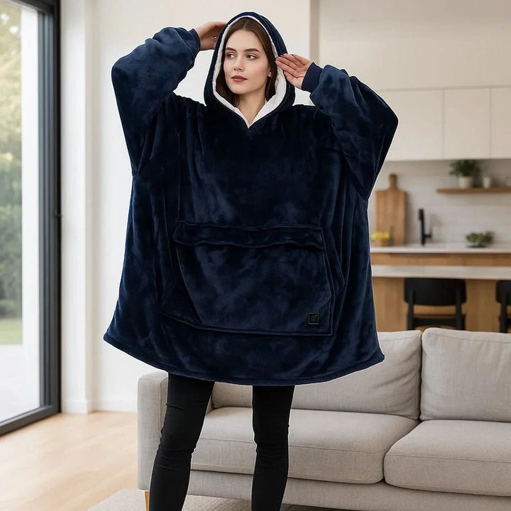 Skanto | USB oppvarmet teppe hoodie for intens varme