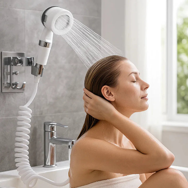 Skanto | AQUASOOTHE – Spa dusjhode med gel dispenser & massasje