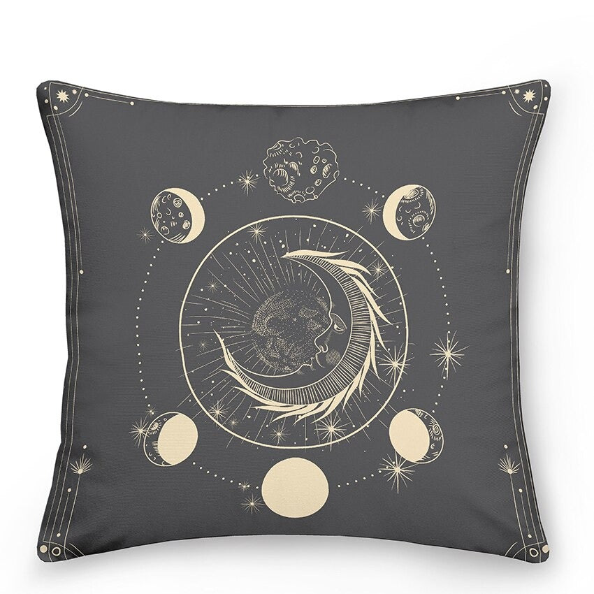 Skanto | Dekorative puter med Sol og Måne i astrologisk stil