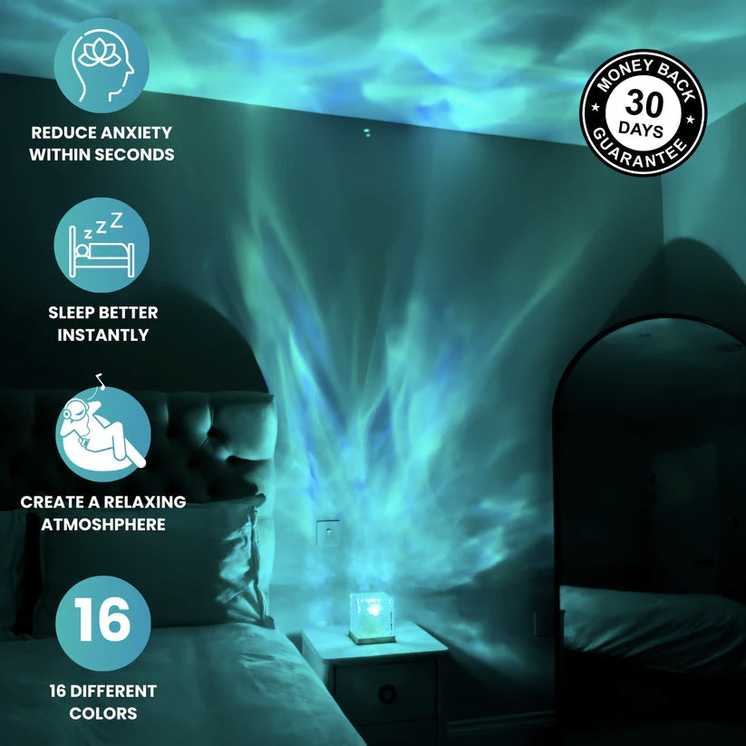 Skanto | Atmosfærisk Lampe & Prosjektor – WaveLoom
