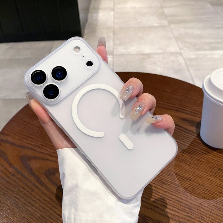 Skanto | AURACLEAR – Ultra-Tynn Matt Gjennomsiktig MagSafe Etui for iPhone
