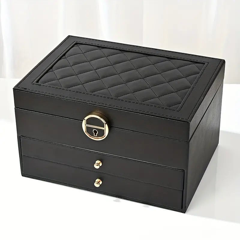 Skanto | AURELIA BOX – Multilags lær smykkorganisator for stilfull oppbevaring