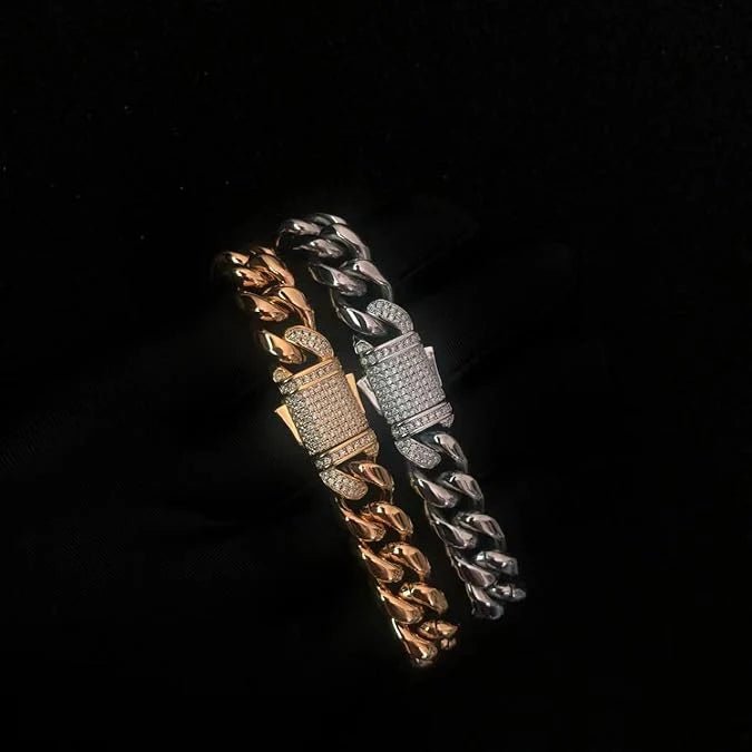 Skanto | AURELIUS – 18K Gullbelagt Cuban Link Armbånd for Menn
