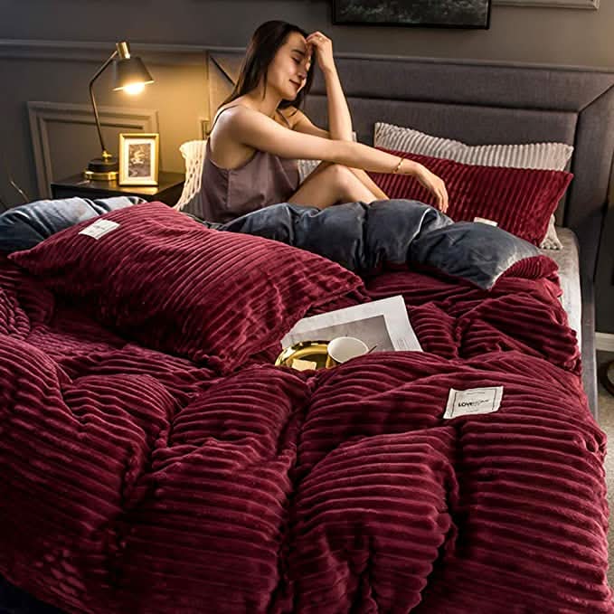 Skanto | Myk Fleece Vinter Dyne Teppe – Vera