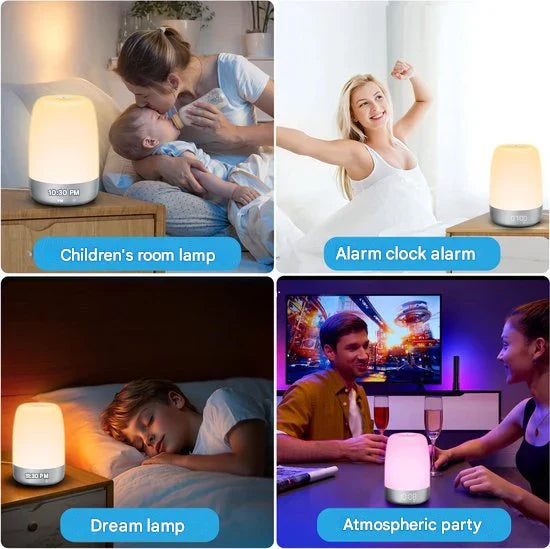 Skanto | Aurora Vekkerlampe med Naturlige Lyder
