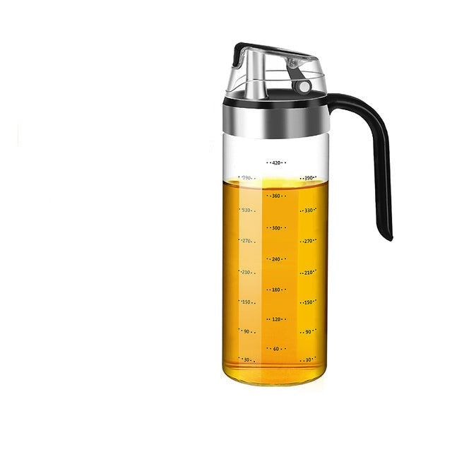 Auto Flip Krydderskrin Automatisk Lok og Tett Glass Krydderskanna | Skanto