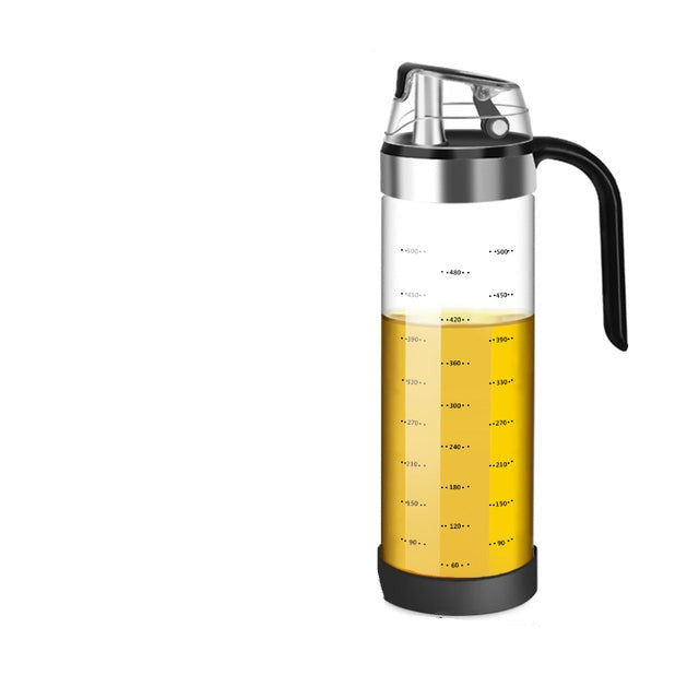 Auto Flip Krydderskrin Automatisk Lok og Tett Glass Krydderskanna | Skanto