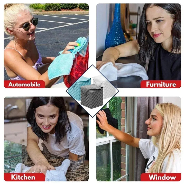 Skanto | Auto Mikrofiber Klutsett (10 Stykker) - UltraClean