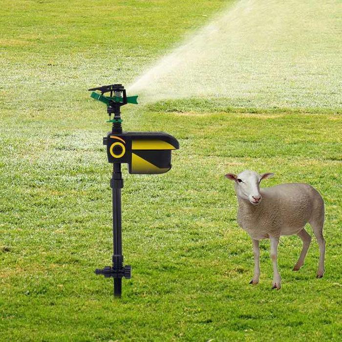Automatischer, bewegungsaktivierter Gartensprenger zur Tierabwehr – Gartensprenger mit Tiersensor für den Außenbereich