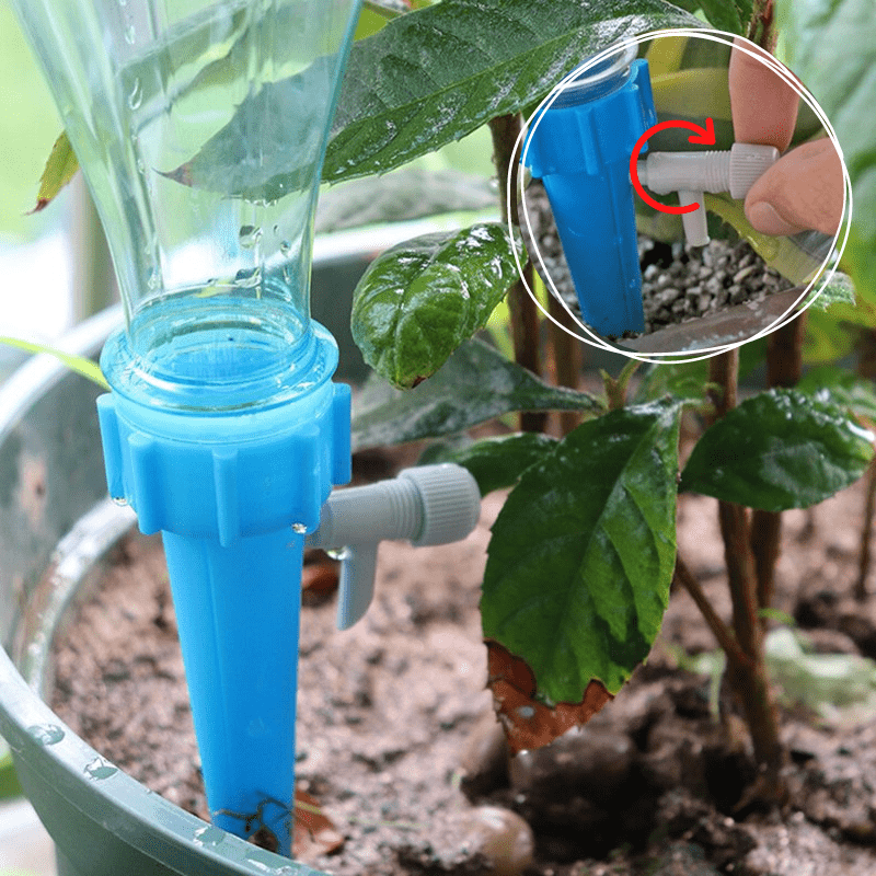 Skanto | GrowSmart Spike – Justerbart automatisk vanning system med flaske resirkuleringsfunksjon