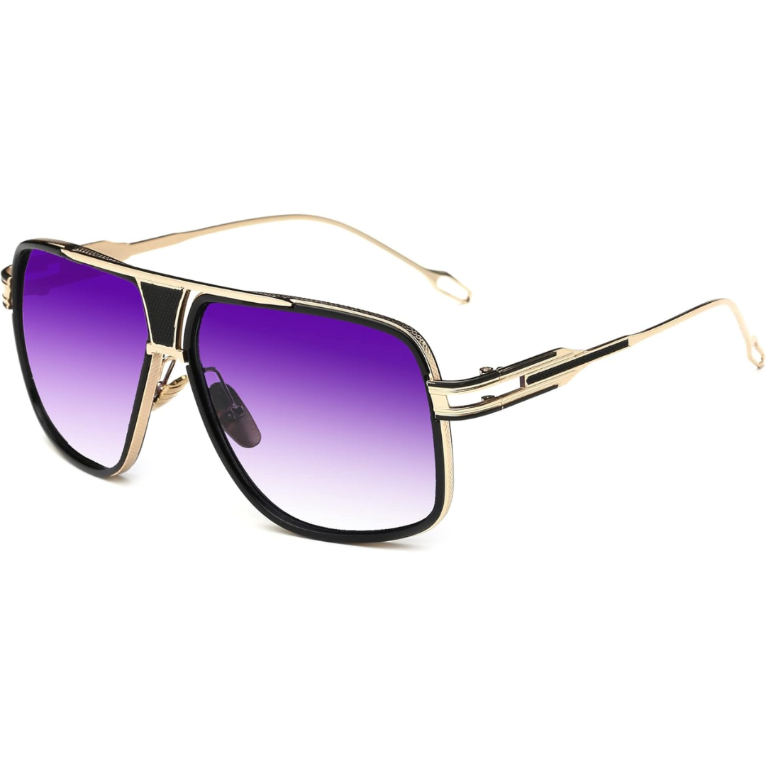 Skanto | Men’s Aviator Solbriller med Legert Ramme og UV Beskyttelse