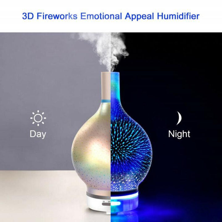 Skanto | 3D Fyrverkeri Luftfukter Essensielle Olje Diffuser