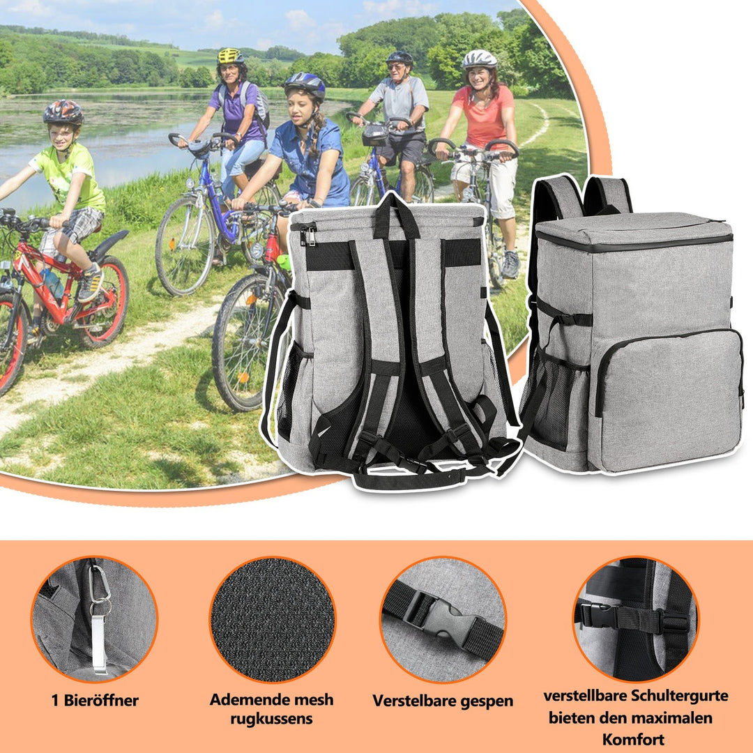 Kühl ryggsekk Thermo ryggsekk 35L med piknikmatte | Skanto