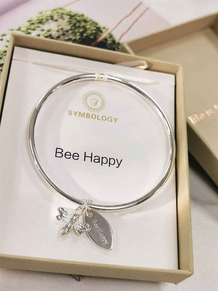 Bee Happy-armbånd (gaveemballasje)