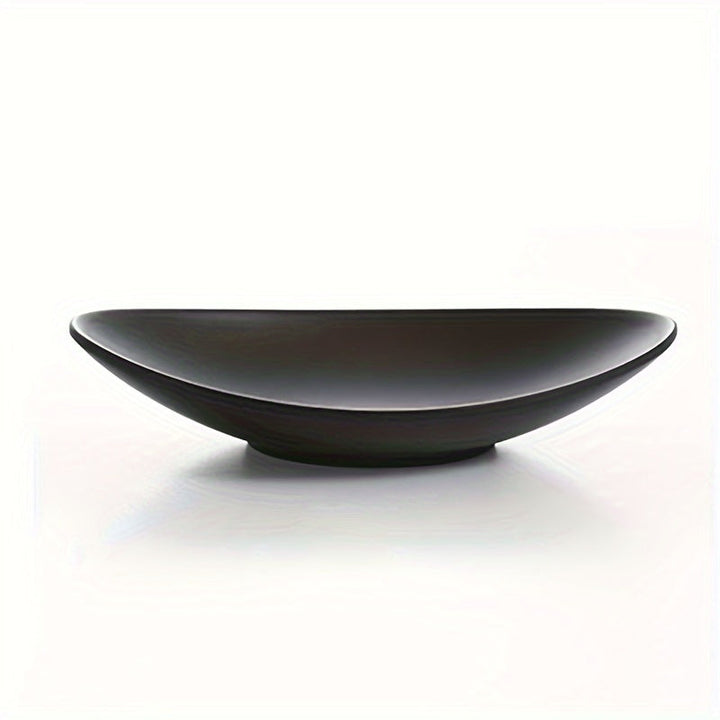 BlackTray - Elegant Ovalt Oppbevaringsbrett for Smykker Skanto