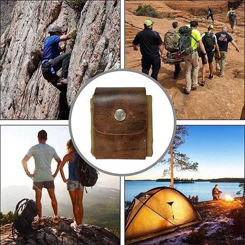Skanto | Lær- og seilduk bushcraft-veske