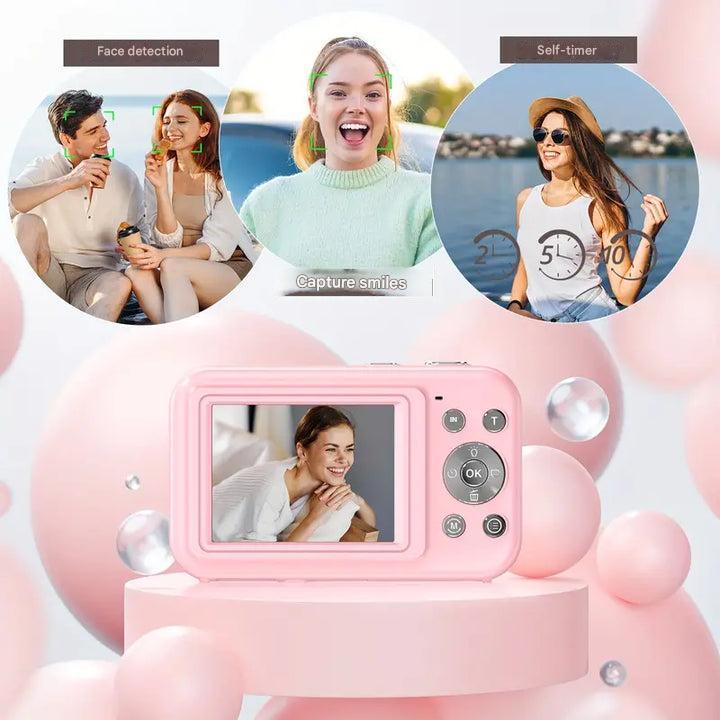 Skanto | Vintage Digital Camera – Snapora | Retro Style Compact Camera with 1080p HD