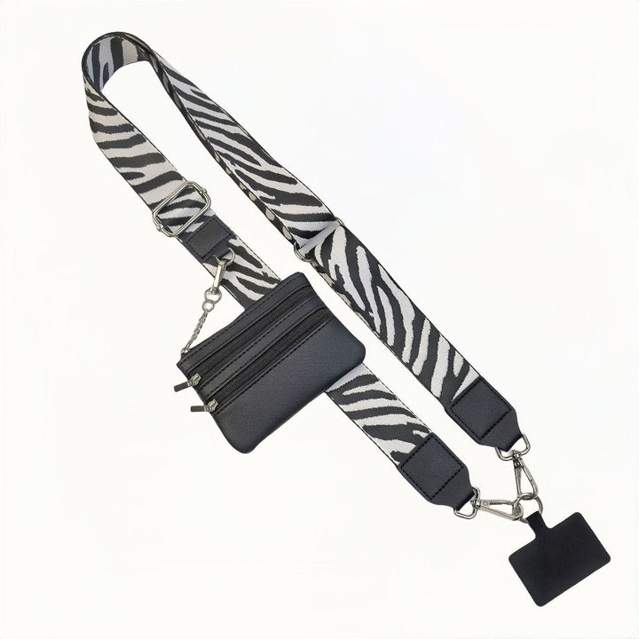 Skanto | Justerbar telefon lanyard crossbody stropp med lommebok