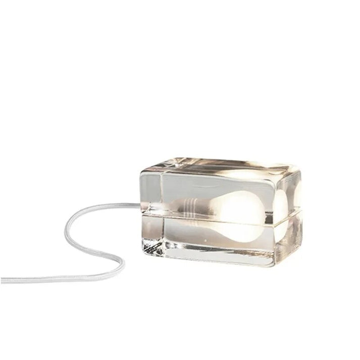 Norvo | Clarylume Glass Bordlampe | Blending LED Lys | Krystallklar Design | For Soverom, Kontor & Stue