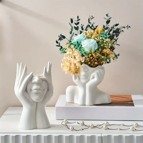 ClayLuxe Keramiske Vaser – Minimalistisk Design for et Stilfullt Hjem Skanto