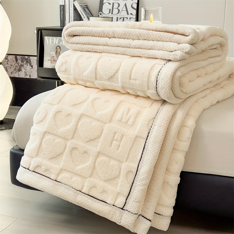 CozyCoral – Luksus Fleece-teppe for Alle Årstider Skanto