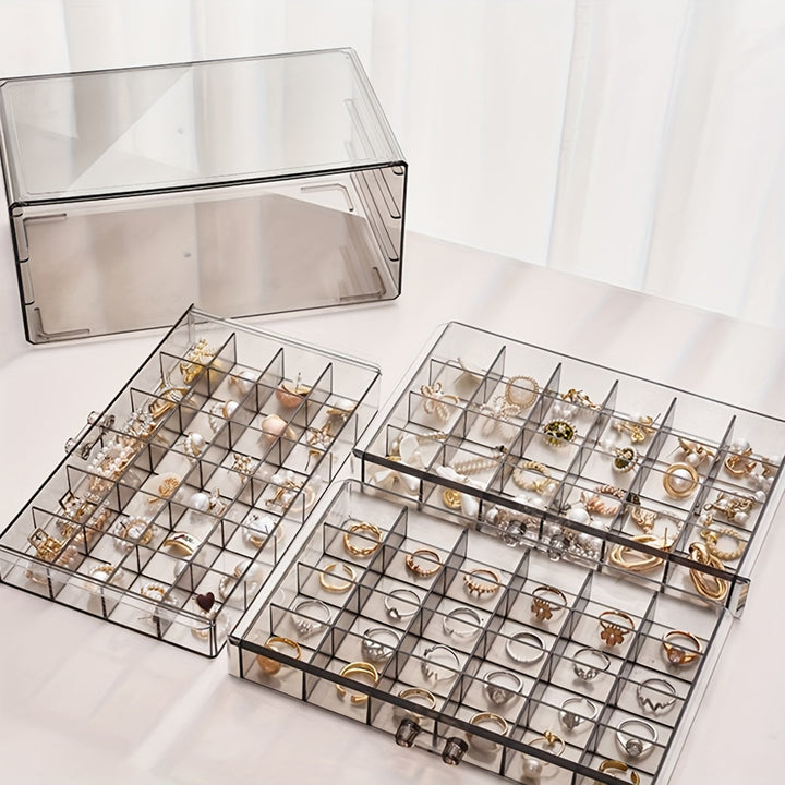 EleganceBox - Luksus Smykke Organizer med 72 Rom Skanto