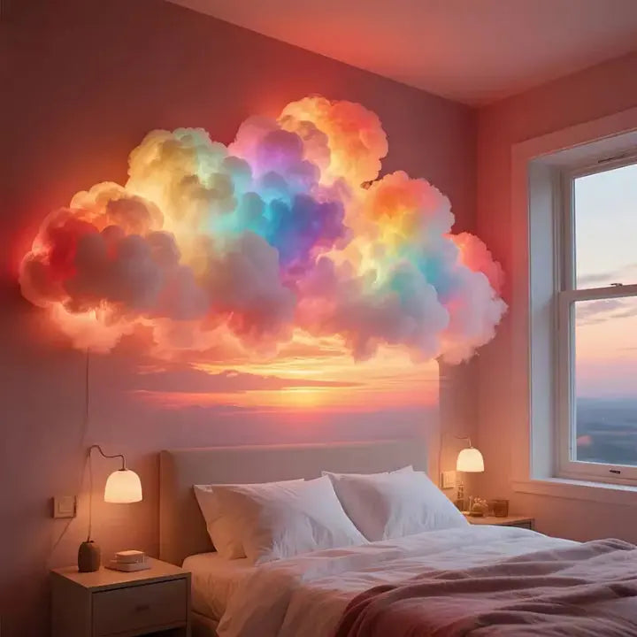 Skanto | LED Cloud Magic Light — Fordyp deg i magisk ro og fortryllende øyeblikk av velvære