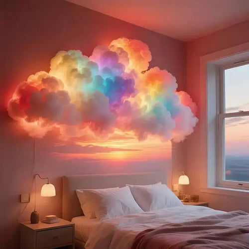 Skanto | LED Cloud Magic Light — Fordyp deg i magisk ro og fortryllende øyeblikk av velvære