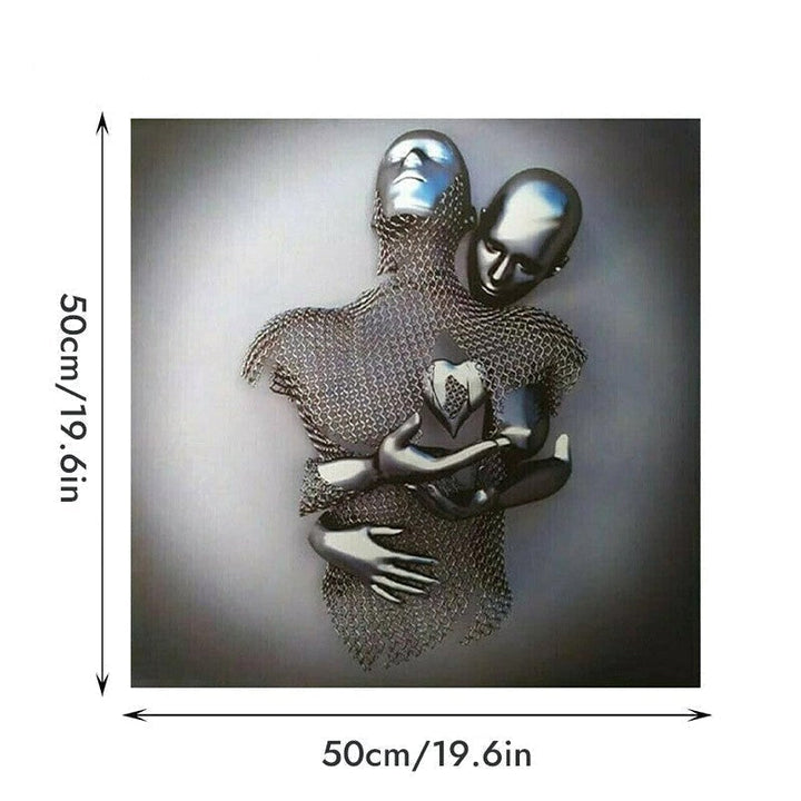 Skanto | Figurstatue av metall Kunst Veggdekorasjon