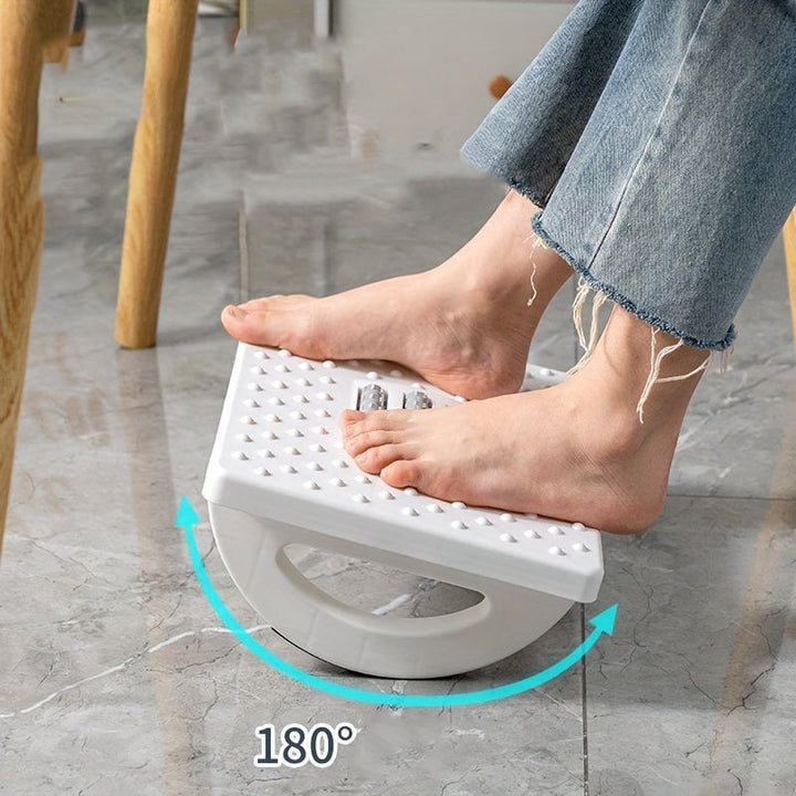 Ergonomisk fotstøtte med vippbar overflate – Sklisikker og klar til bruk | Skanto