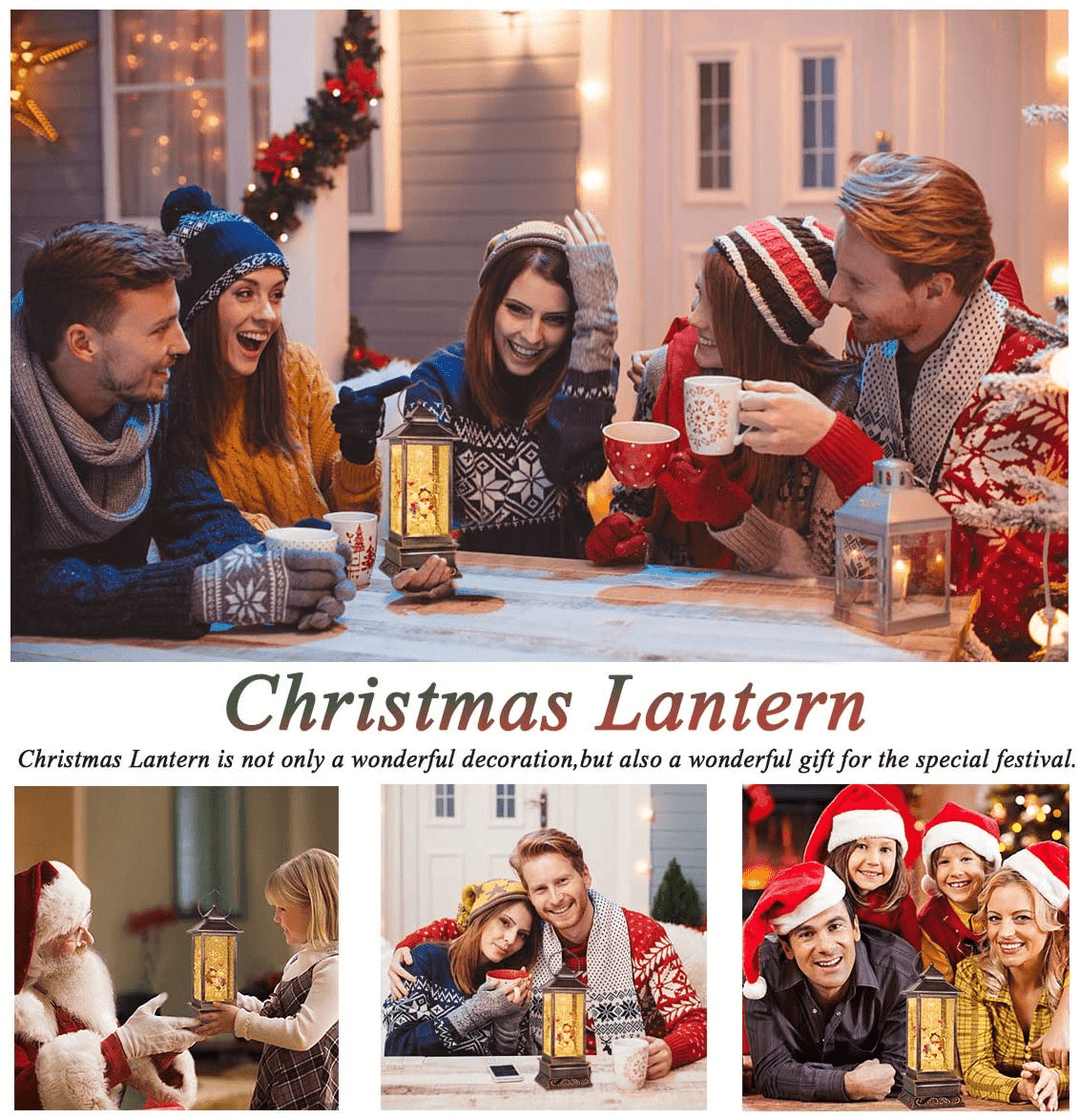 Skanto | LED belyst roterende julelanterne