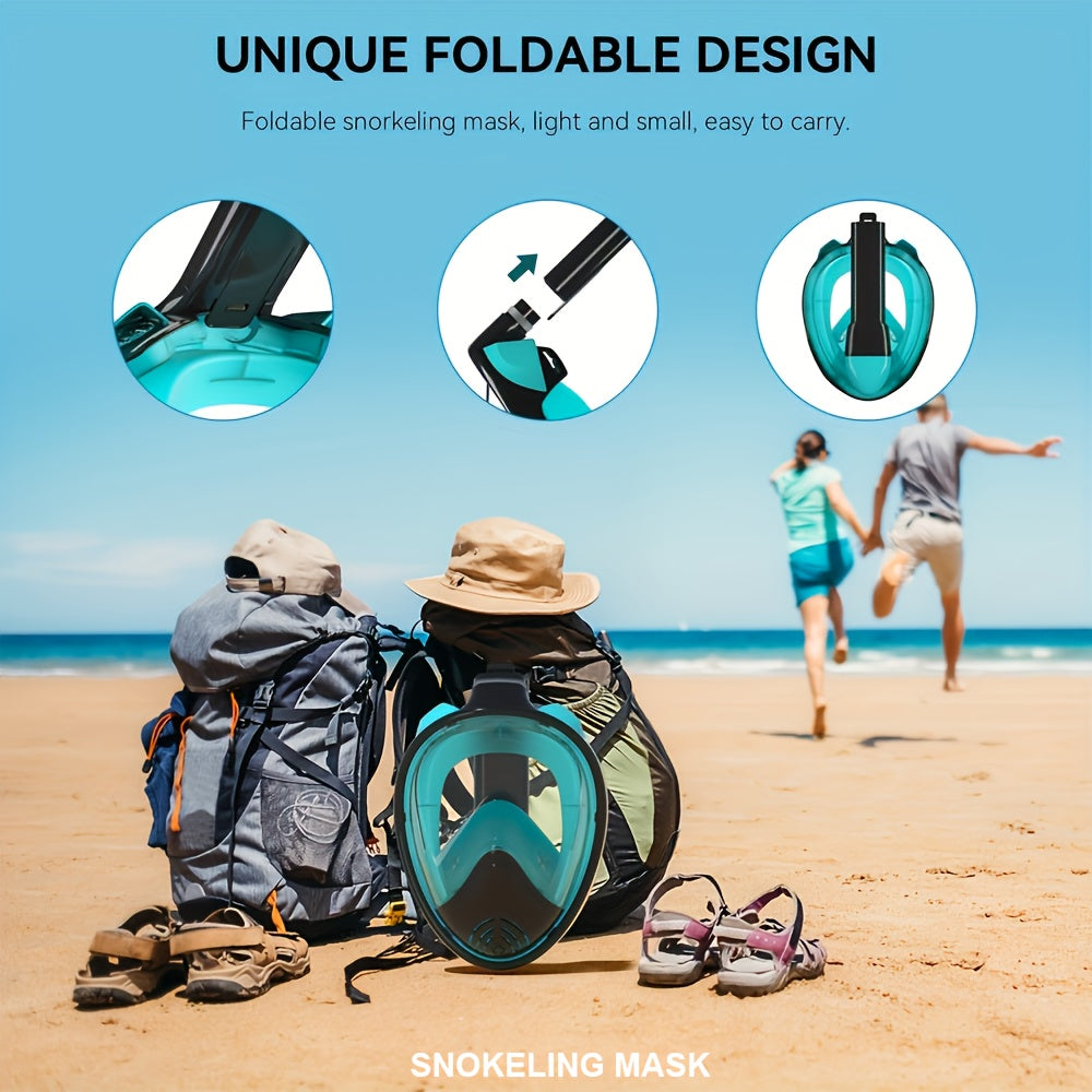 Full-face snorkelmaske med 180° synlighet | Skanto