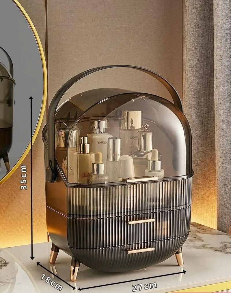 Skanto | opp organiser - Støvbestandig og vanntett kosmetikkboks med elegant design