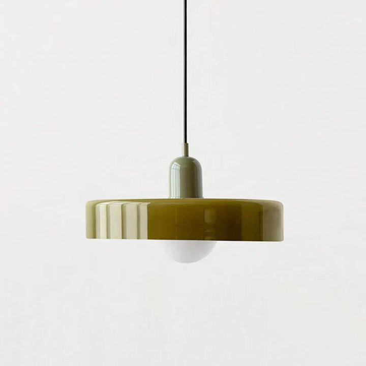 Skandinavisk pendellampe for stue og spisestue – Minimalistisk design med justerbar høyde – Glass