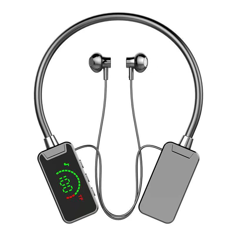 Skanto | Nakkerem Digital Skjerm Bluetooth Hodetelefoner