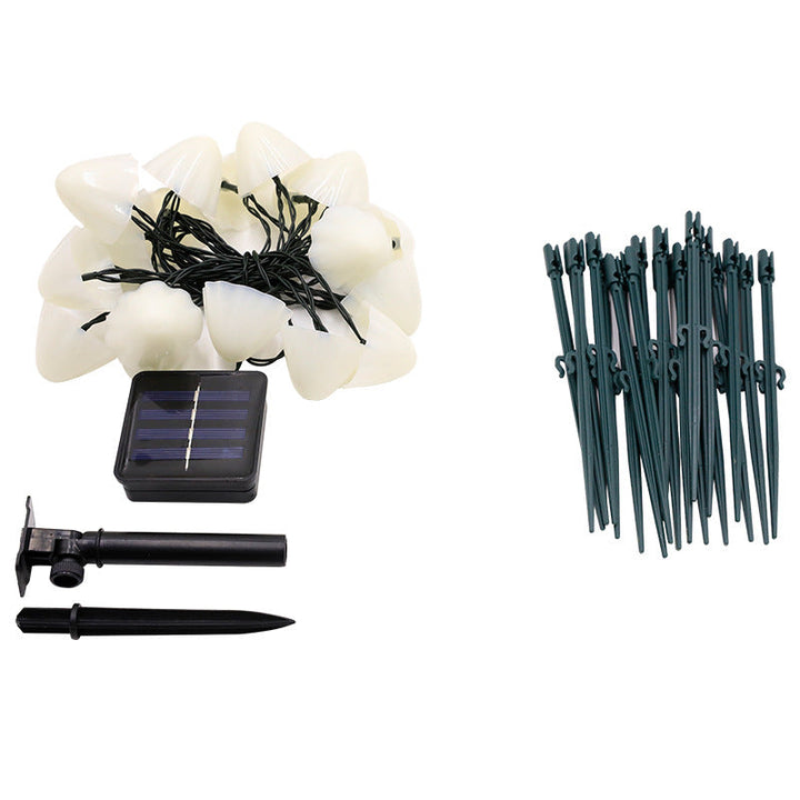 Skanto | LED Solcelle Lyskjede Bakke Stake Sopplamper