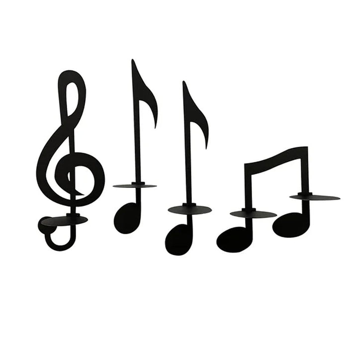Svart Musikalsk Notewall Light | Skanto