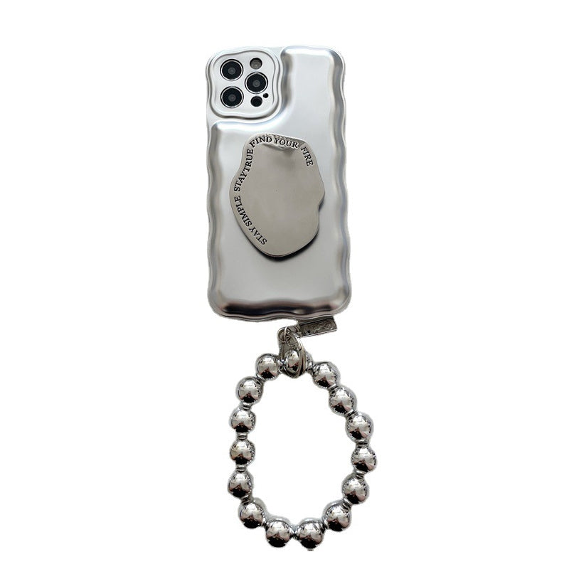 Skanto | Matt Sølv Ball Armbånd Luftpute Etui for iPhone