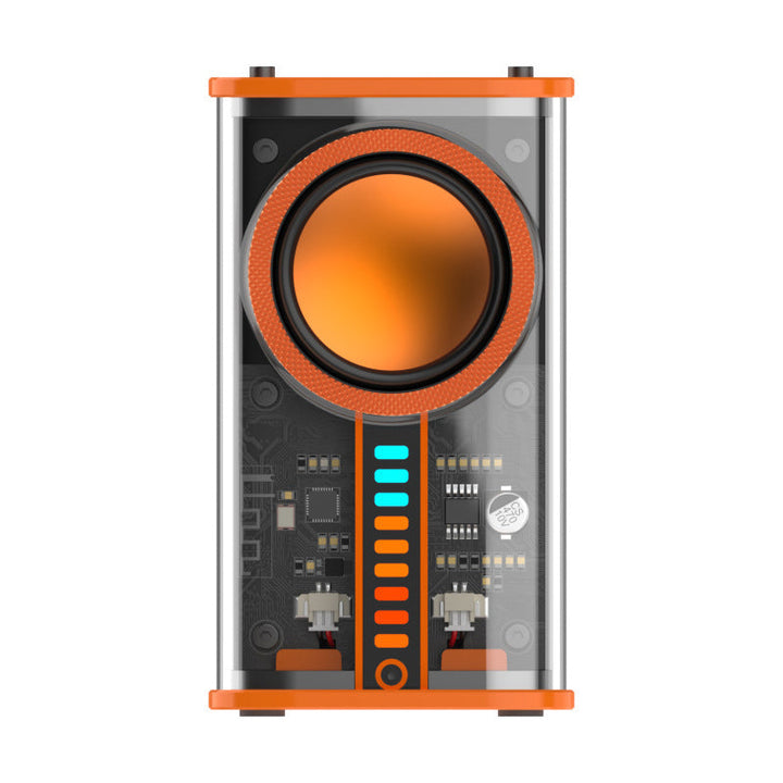 Transparent trådløs Mecha Bluetooth-høyttaler | Skanto