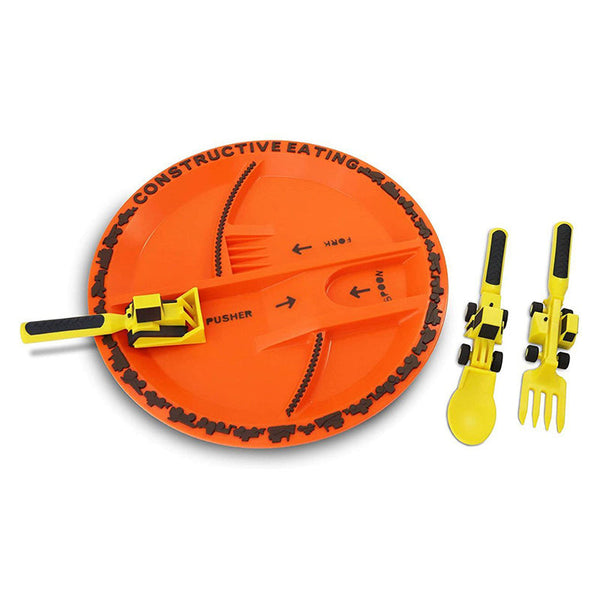 Skanto | Bulldozer Barn Bestikk Sett - ConstructoFork