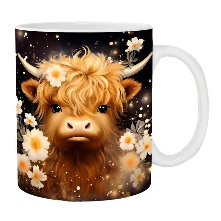 Highland Cow Keramisk Kaffe Mugge | Skanto