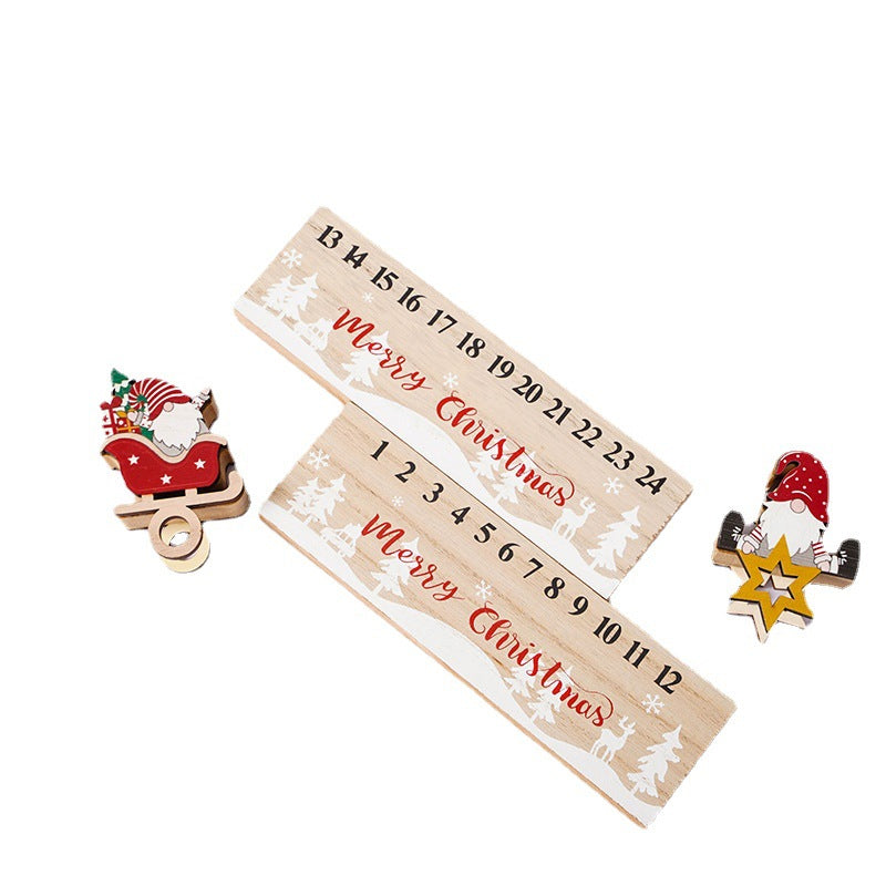 Skanto | God jul Tre mobil julekalender dekorasjon Santa Claus