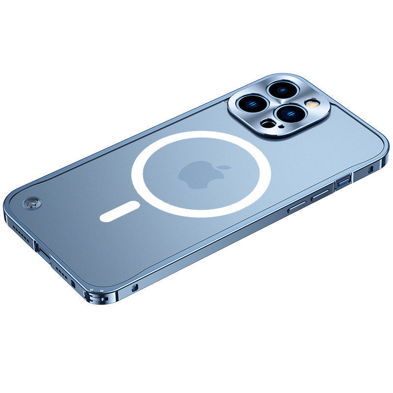 Magnetisk deksel for iPhone med metallramme | Skanto