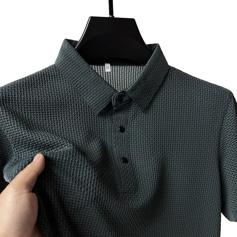 Mesh Ice Silk Korte Ermel T-skjorte | Skanto